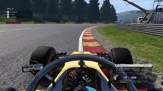 F1 2018 gameplay multiplayers Spa 5 lap