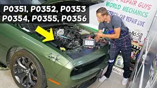 DODGE CHALLENGER CODE P0351 P0352 P0353 P0354 P0355 P0356 IGNITION COIL