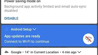 how to remove  app updates notification Any android phones