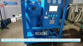 REXON Fully automatic, high-intelligence Transformer Oil Purifier #oil_purification #oil_filtration
