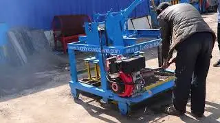 QMY4-45 Moving Brick Making Machine  Mobile Block Machine Customizable Brick Type.#brickmachine