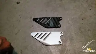 2013-2018 Ninja ZX-6R Foot Peg Heel Guard Plates