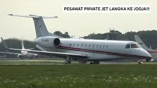 10 Pesawat Private Jet Langka di Bandara Adi Sucipto Yogyakarta