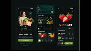 Grocery App Design in Figma | Grocery App UI Design | App UIUX Design | UIUX Design | Mobile App UI