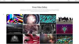 Vimeo Video Gallery Widget | Tutorial by Without Code