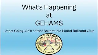 What's Happening at GEHAMS