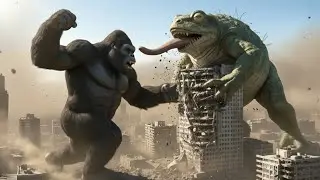 KING KONG vs MUTANT GIANT TOAD: CITY RAMPAGE UNLEASHED!