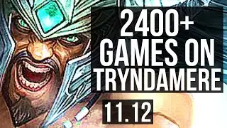 TRYNDAMERE vs VEIGAR (MID) (DEFEAT) | 5.8M mastery, 2400+ games, 9/3/7 | NA Master | v11.12