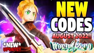 ALL NEW SECRET WORKING REDEEM CODES FOR ROBLOX WORLD ZERO IN AUGUST 2022 - NEW UPDATED CODES!!