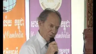 Prof. Torsten N. Wiesel at UC facilitated by the International Peace Foundation