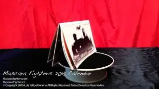 Display 360 Mascara Fighters Calendar 2015