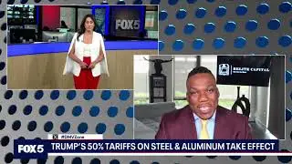 US Tariffs on Steal and Aluminum double to 50% #tariffs #usa #manufacturing #business #finance #fox
