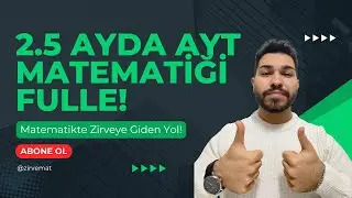 YKS'ye 4 Ay Kala: 2.5 Ayda AYT Matematiği Fulle! #yks #ayt #aytmatematik