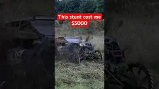 $5000 ATV stunt ended in disaster #crash #gone #wrong