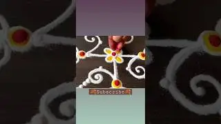 Daily Dot Rangoli Easy Sand art Kolam Small Rangoli shorts