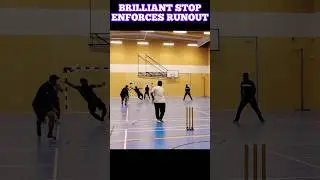 👏👏EPIC CRICKET HUSTLE: DROPPED CATCH FOLLOWED BY A SHARP RUNOUT#shorts #viral #trending #runout