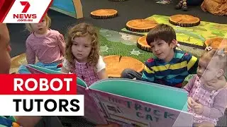 Robotic reading buddies help struggling kids | 7NEWS