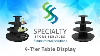 Specialty Store Services 4-Tier Table Display | Product Spotlight