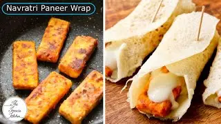 Navratri Special Paneer Wrap Recipe | Paneer Wrap Recipe for Fast/Vrat ~ The Terrace Kitchen