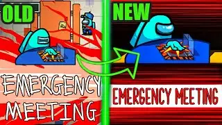 Among us New Update OLD VS NEW VERSIONS ( 15 Player Lobby)