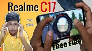 Realme c17 Free Fire gaming test in bengali |  satisfied device 🥰