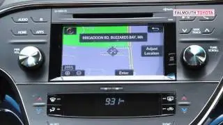 How To Use Toyota's Entune Premium & Navigation Help from Falmouth Toyota