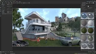 VANTAGE - Урок 08 - Материалы, Текстура, Картографирование, Библиотеки Космоса, Излучающий материал, Трипланарный