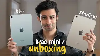 Распаковка и первые впечатления от НОВОГО iPad mini 7! | Синий и звёздный ✨