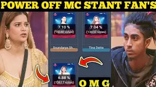 mc Stan ke fans ne laya voting line  me bada badla o 😮 power off mc stant 🥰 shoking eviction