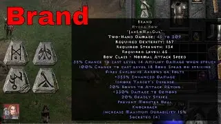 Diablo II Resurrected Rune Words &mdash; Бренд (Джа Ло Мал Гюль)