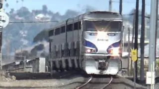 Amtrak Train 1566 F59phi 459 Arrived At Old Town Station