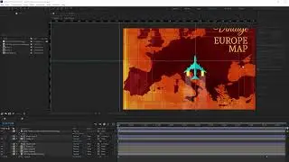 Aeroplan | Map Animation | Vector Animation | After Effect Tutorial