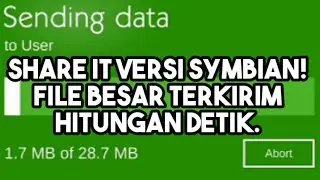 Share it versi symbian! Cara Transfer File dari android ke symbian dengan jaringan wifi | Nokia 5800