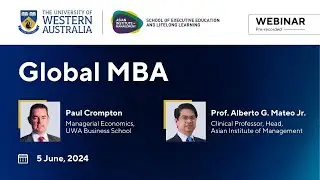 Online Webinar | Global MBA Program | AIM x UWA | 5th June 2024