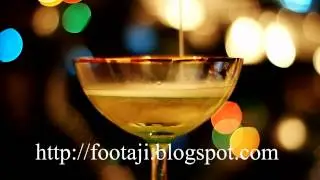 Футаж   Новогоднее шампанское