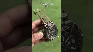 A ruggedly handsome G-Shock that blends military toughness with premium in one bold design. 💚