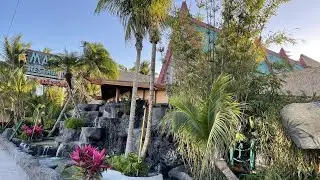 The Mai-Kai's reimagined frontage and water features (March 2025)