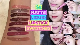 $2 KYLIE DUPES? LIQUID LIPSTICK SWATCHES