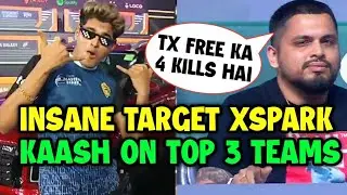 Sid react on Insane target Xspark in Nodwin 😳 Godlike qualified 🔥