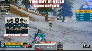 Tsm Entity domination 21 kill chicken dinner in pmpl