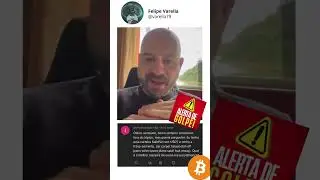 ALERTA DE GOLPE BITCOIN! #bitcoin #btc #trezoitao #golpesvirtuais #cryptocurrency #shorts