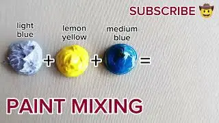 Color mixing video    aesthetic color video  nice color video  slime edition  satisfying color video