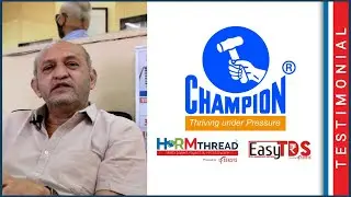 Champion Seals India Pvt. Ltd. | Client Testimonial | Sensys India | HRMThread | EasyTDS Software