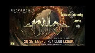 Nile @ Underworld Europe Tour 2024, RCA Club - Lisboa