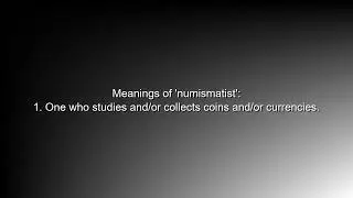 numismatist