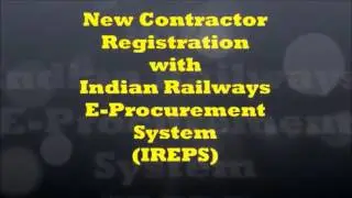 Process for contractors registration in indian railways EPS