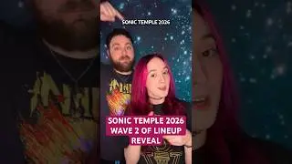 WAVE 2 OF YOUR #SonicTemple 2026 LINEUP ANNOUNCEMENTS IS HERE 🤘🔥 #metalcore #metalhead #music