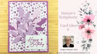Набор открыток Nature's Symphony Bundle, вариант 4, от Stampin' Up!