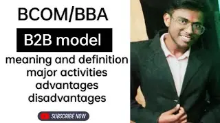 || B2B model ||Definition || advantages ||disadvantages ||