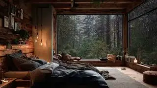 Relaxing piano with gentle rain sounds creating a soothing atmosphere for deep peace and calm